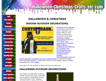 Tablet Screenshot of halloween-christmas-crafts-etc.com
